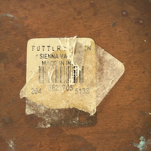 🌺 Pottery Barn; VINTAGE Copper Medium Vase w/ Galvanized Steel Waterproof Lining - Picture 5 of 9